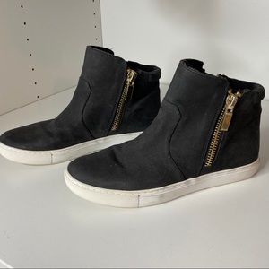 Kenneth Cole genuine leather ankle height sneakers